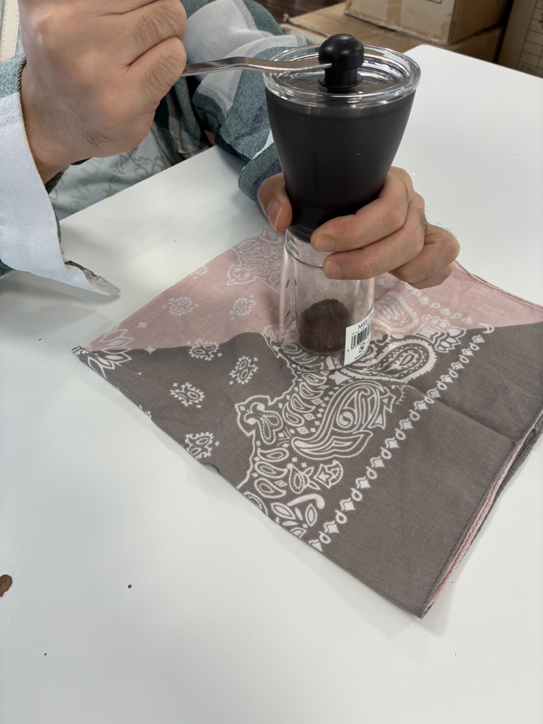 コーヒーの作業がはじまりました(*^_^*)